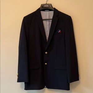 IZOD size 20 men’s navy blue blazer.